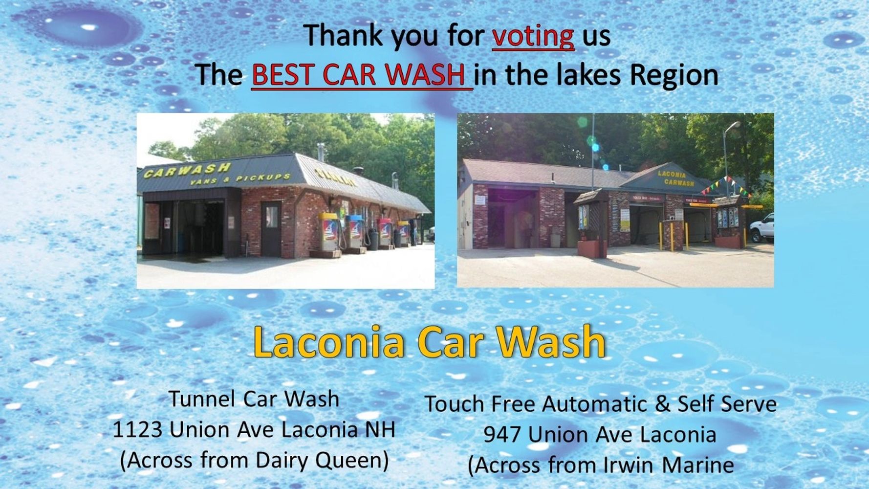 Laconia Car Wash Inc. Car Wash Laconia, New Hampshire